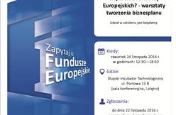 Szkolenie w Słupsku "Jak skutecznie ubiegać się o wsparcie z Funduszy Europejskich"